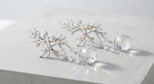The Crystal Grove Earrings