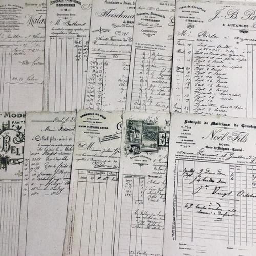 Retro English Bills & Newsprint Backgrounds (23-19)