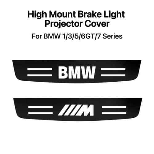 BMW High Mount Brake Light Projector Cover, Rear Stop Lamp Decor Overlay For BMW 1/3/5/6GT/7 Series