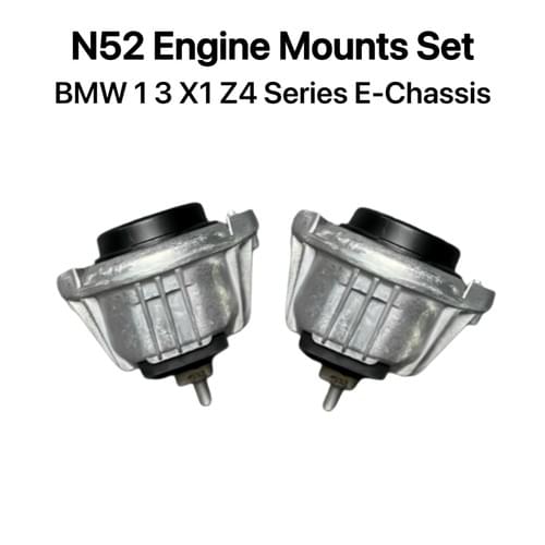 N52 Engine Mounts Pair for BMW N52 | Fits E82 E88 E90 E91 E92 E93 E84 E89 | OE 22116760330