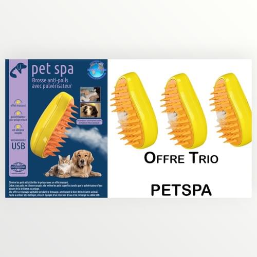 Offrez le Trio PETSPA™ : Le Cadeau Idéal pour Tous les Amoureux des Animaux !