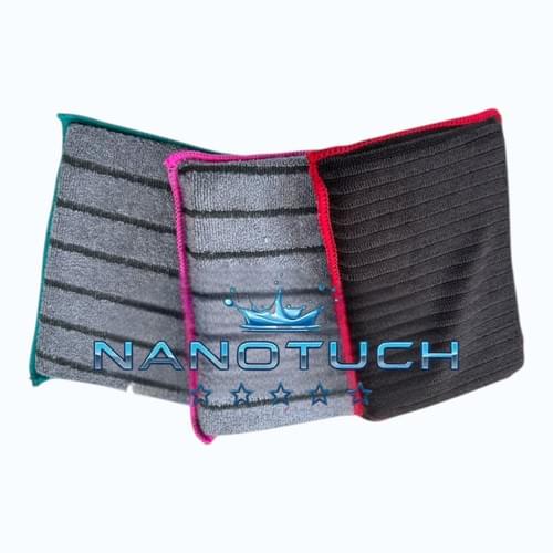 Pack 3 Éponges Double Face Carbonfaser – Puissance Nettoyante Sans Rayures