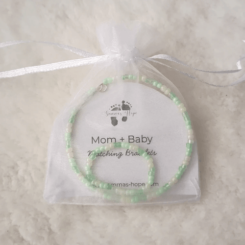 Matching Bracelet Set for a Bereaved Mom + Baby