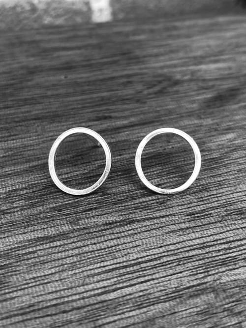 Small Open Circular Studs