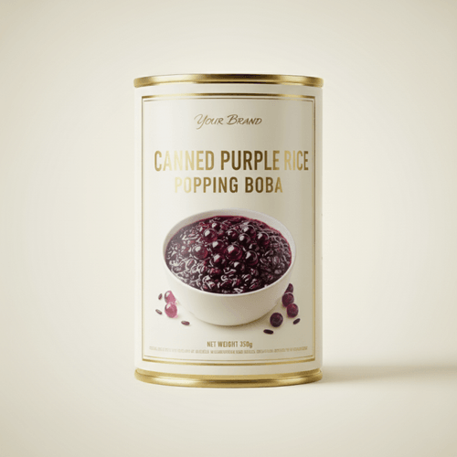 CANNED PURPLE RICE POPPING BOBA