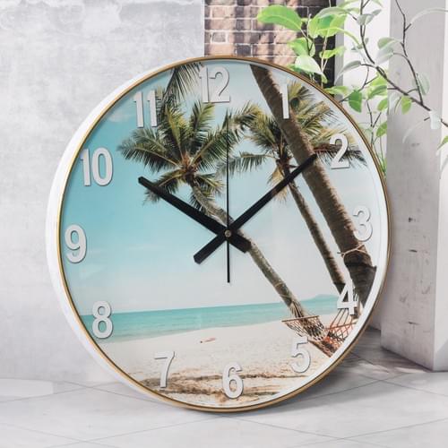 PLASTIC CLOCK 40x40x4cm