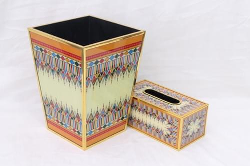 TISSUE- BOXES & DUSTBIN