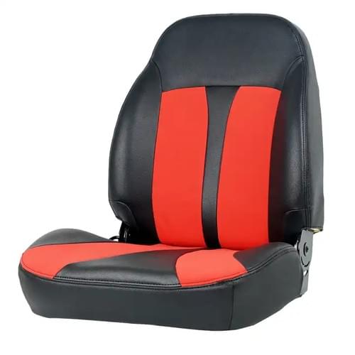 Tractor Seat Replacement Universal High Back Riding Lawn Mower Seat with Multi-Hole mounting Pattern