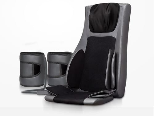 Deep Tissue Adjustable Shiatsu Nodes Infrared Heat Neck Back Massage Cushion for Home Office Seat
