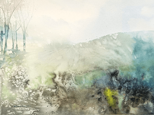 Misty Treeline Rising