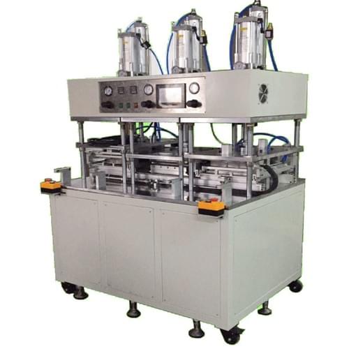 Large-Scale, Floor-Type Multi-Platen Hot Press