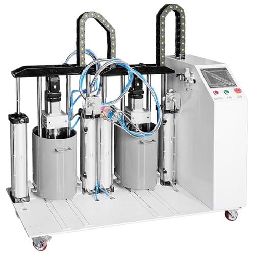 Floor-Standing Dual-Cartridge High-Viscosity Meter-Mix-Dispense (MMD) System