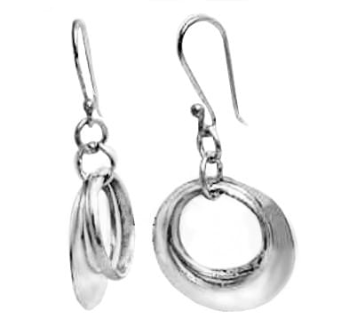 Akasztós láncon karikák fülbevaló (Cikkszám: 46758)