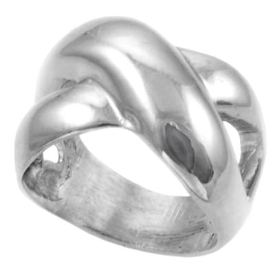 Széles, kereszt sínes gyűrű