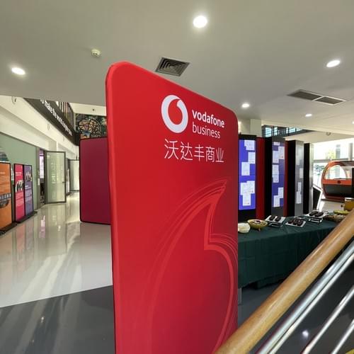 Fabric Banner Display Stand - 100cm Wide