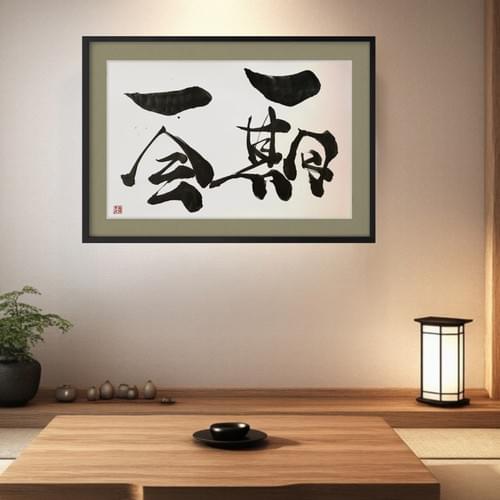 Limited Edition Calligraphy Art- Ichigo Ichie