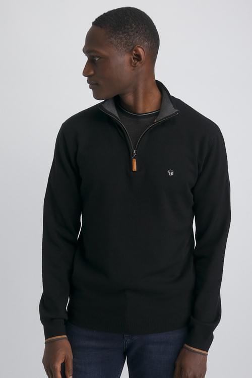 Pull zippé BENSON & CHERRY Floxtopo 2 couleurs