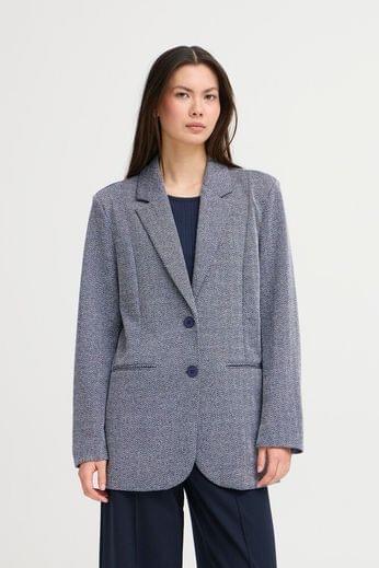 Blazer ICHI Ihkate jacquard oversize bl