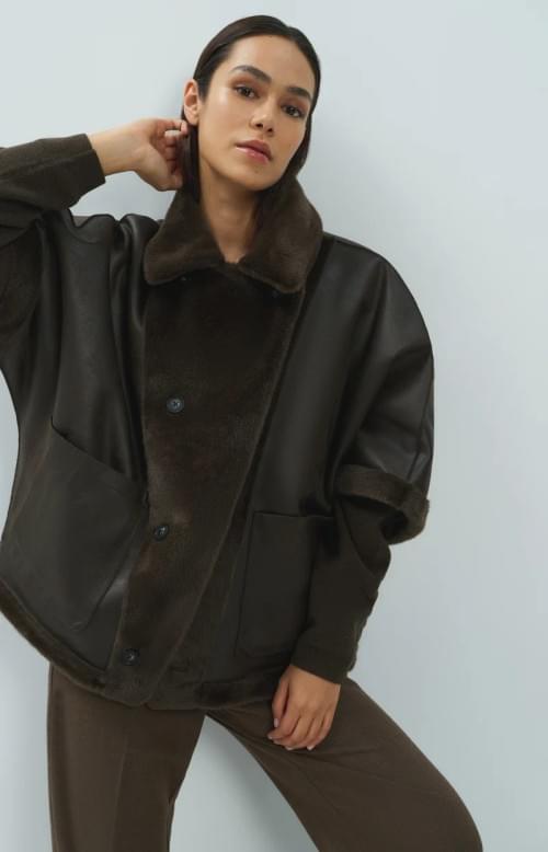 Veste oversize réversible YAYA 009089
