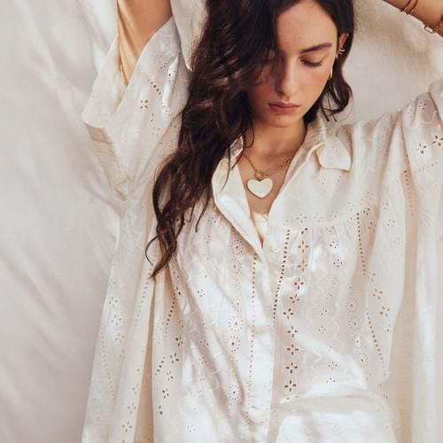 Blouse Reva white by Feeka