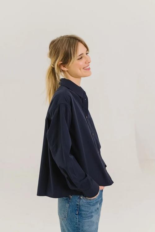 Chemise Andrea Navy by Sacré Coeur