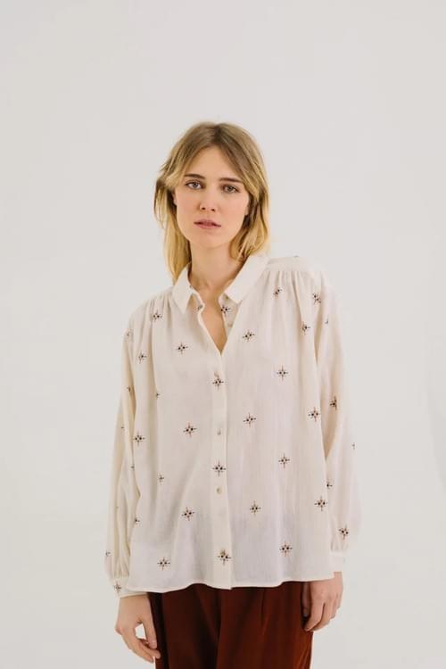 Blouse Ali écru by Sacré Coeur