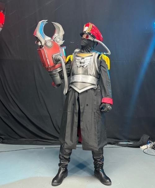 WH40K Commissar Sebastian Yarrick Bale Eye Cosplay Armor --Groupbuy