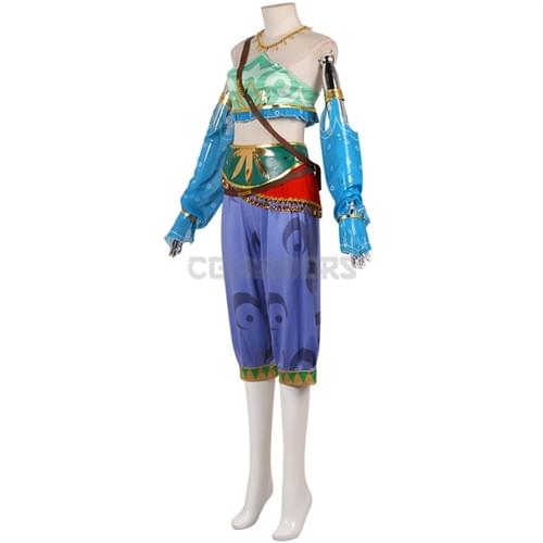 The Legend Of Zelda: Breath Of The Wild Female Link Gerudo Outfit Cosplay Costume