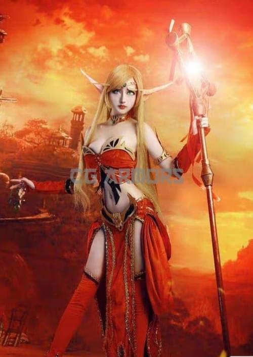 World of Warcraft Blood Elf Cosplay Costume and Armor