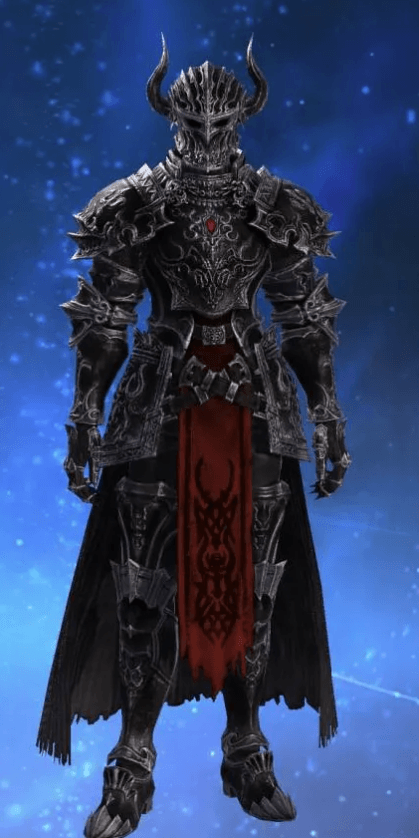 Final Fantasy XIV FF14 90DK Ignominy Set Cosplay Armor