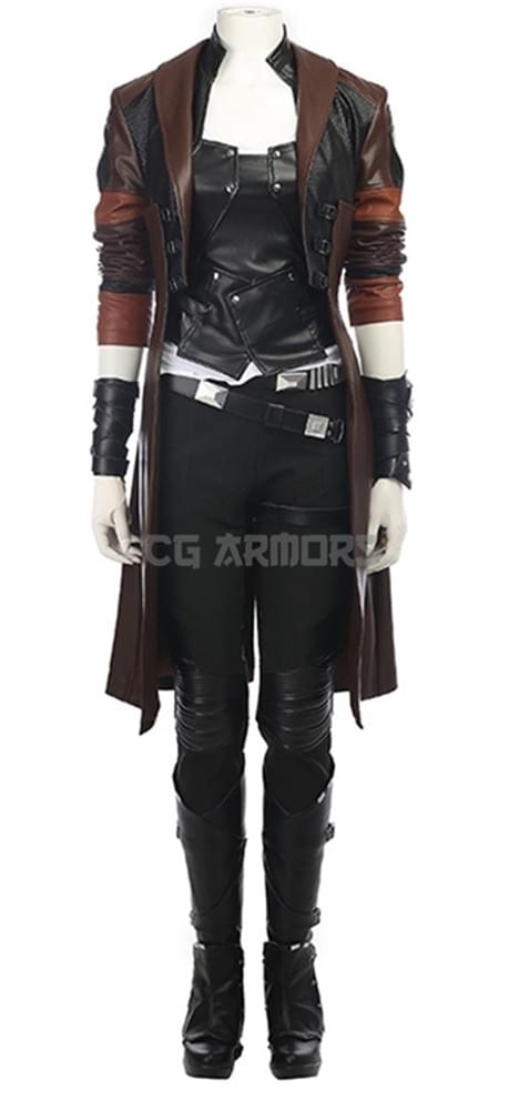 Marvel Guardians Of The Galaxy 2 Gamora Cosplay Costume