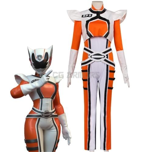 Tokusou Sentai Dekaranger Swan Cosplay Costume