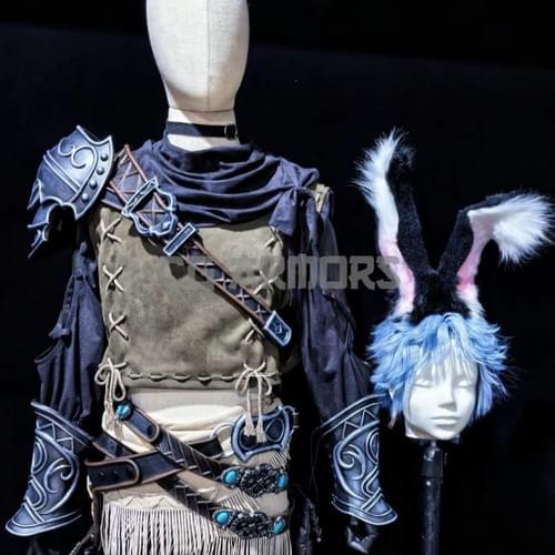 Final Fantasy XIV Male Viera Cosplay Armor and Prop