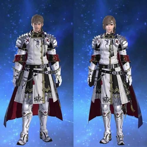 Final Fantasy XIV Level 70 Knight Chivalrous Surcoat Cosplay Costume