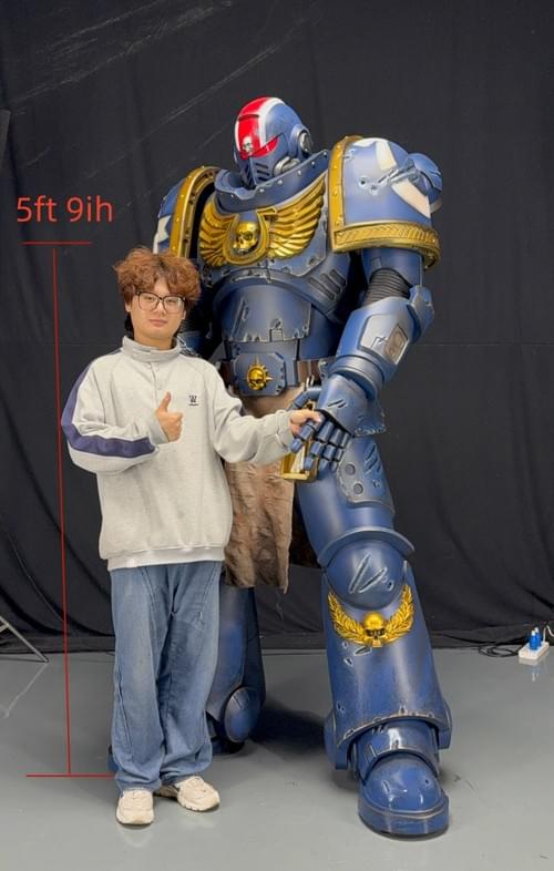 Warhammer 40K Ultramarines Titus Cosplay Armor - Stilts Version