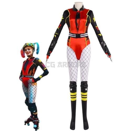 DC Clown Girl Harry Quinn Cosplay Costume