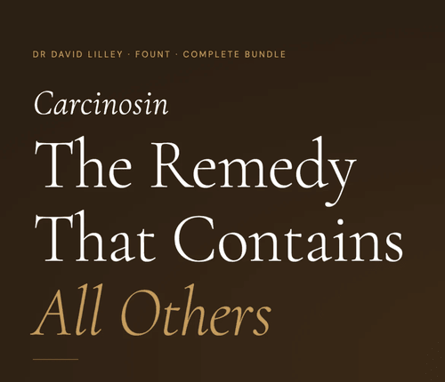 Carcinosin - A Clinical Overview Dr David Lilley