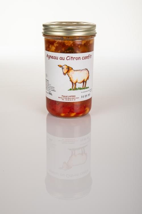 Agneau au citron confit