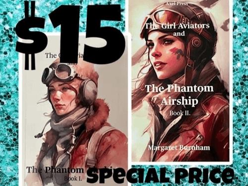 The Girl Aviators and the Phantom Airship by Margaret Burnham (Print)