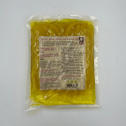 FRS0355 Ραπανάκι Τουρσί σε Λωρίδες (Takuan) 1kg//RADISH STRIPS PICKLED 1kg TAKUAN
