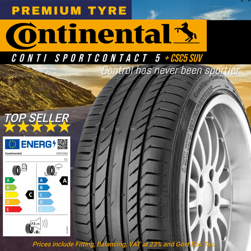 CONTINENTAL ContiSportContact 5 - Control has never been sportier.