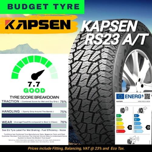 KAPSEN - PracticalMax A/T RS23, Specially designed for all terrain SUV vehicles.