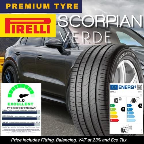 Pirelli SCORPION™ VERDE - Excellent grip in all conditions High levels of comfort