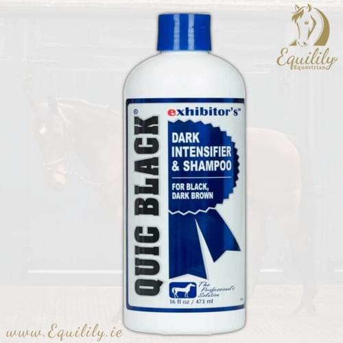 QUIC BLACK SHAMPOO 16 oz.FOR DARK COLOURED HORSES 16oz (476ml)
