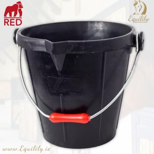 Red Gorilla® Super Rubber Bucket 14L