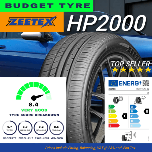 ZEETEX HP2000 - 15" -19" The Sporty Comfortable and Quiet Tyre | Great Performance Comfort and Wear