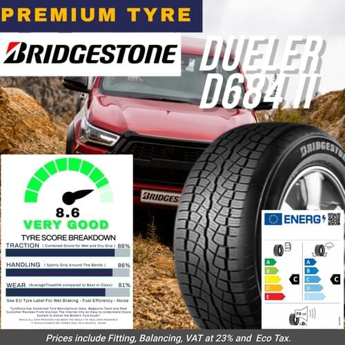 BRIDGESTONE Dueler / 4x4 tyre HIGHWAY + TRAILS