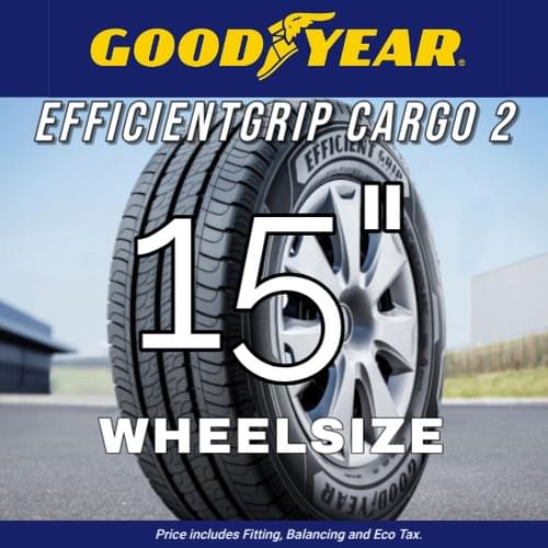 Goodyear EfficientGrip Cargo 2 – Built for Vans That Never Stop Moving - 15 INCH