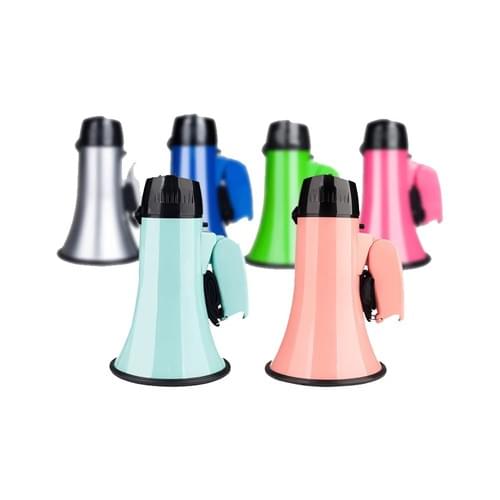 Portable Megaphone Speaker Trumpets Recording Tour Guide Speakers Loud Volume Macaron Color Green