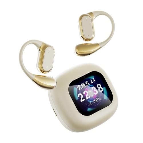 Q18 TWS Earphones with LCD Screen Ear hook Wireless Earbuds Sport Running Headphones